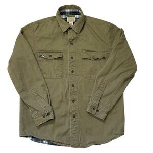 L.L. Bean Green and Blue Plaid Shirt -‎ Small